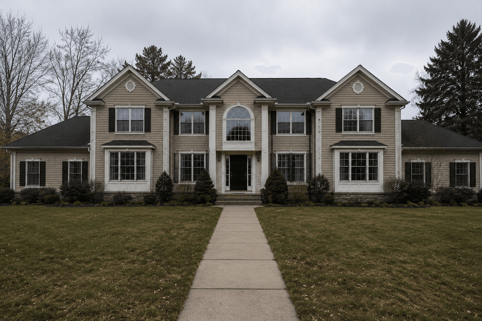 Full house exterior before a complete remodel