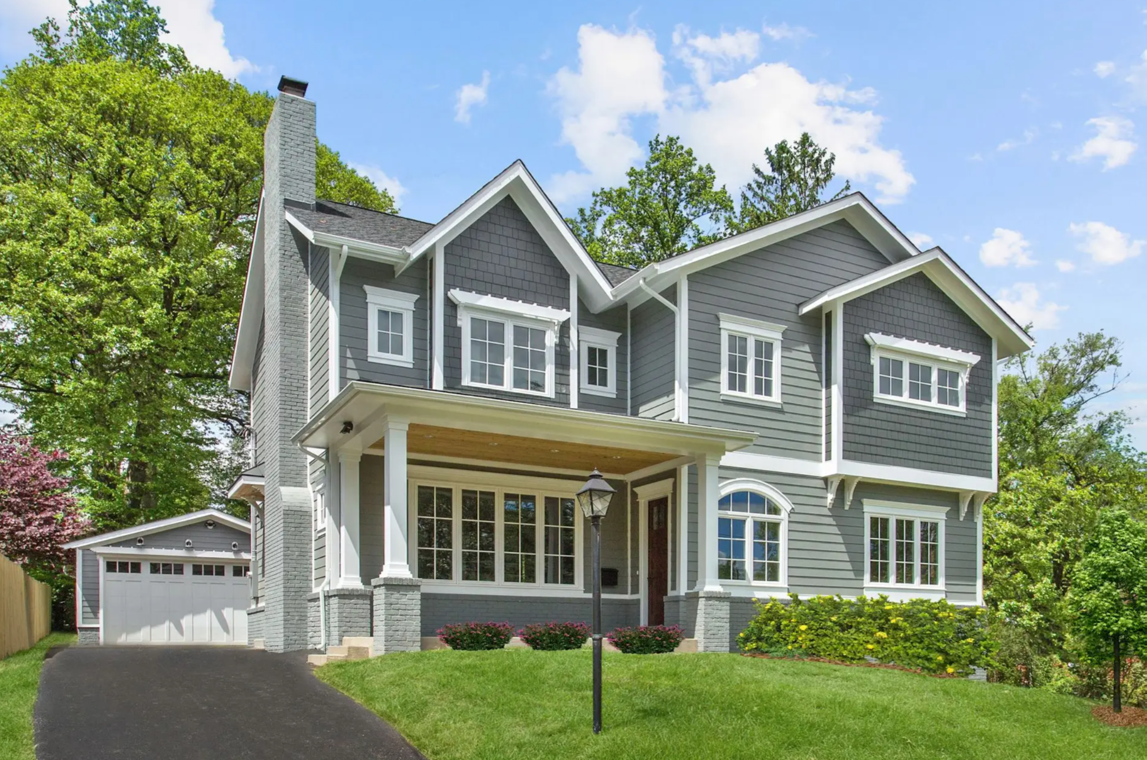 Best Flooring Options for Pacific Northwest Homes inspiration. Updated home exterior during a complete remodeling project