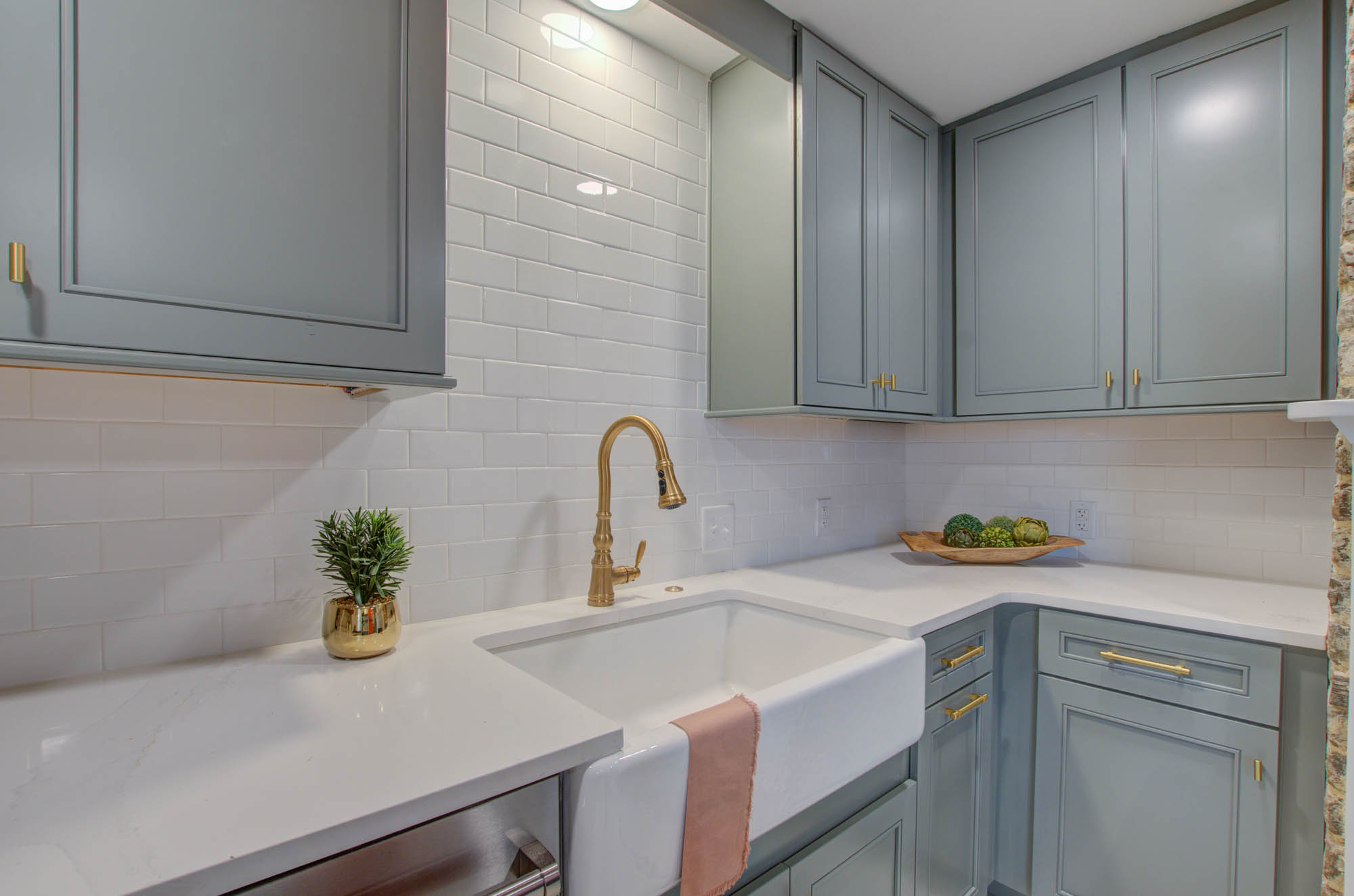 Kitchen Remodeling in Snohomish County inspiration. Historic kitchen remodel with blue cabinetry and warm details