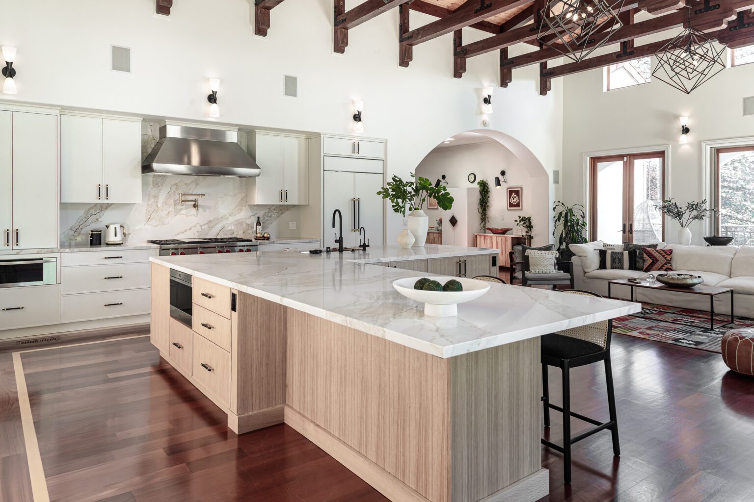 Kitchen Remodeling in King County inspiration. Kitchen remodel with large island and hardwood floors